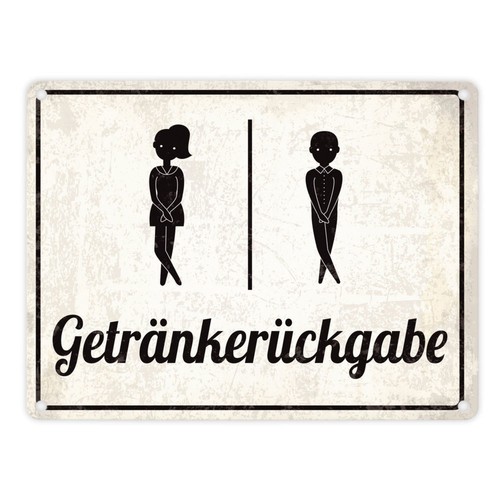 Getraenkerueckgabe schild - getraenkerueckgabe,