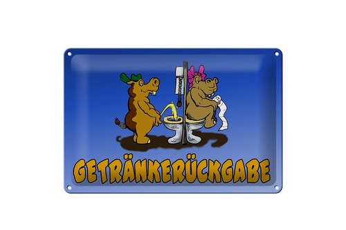Mrdeco metall schild 20x30cm - metall,