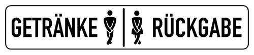 Getränke rückgabe toilette - rückgabe,